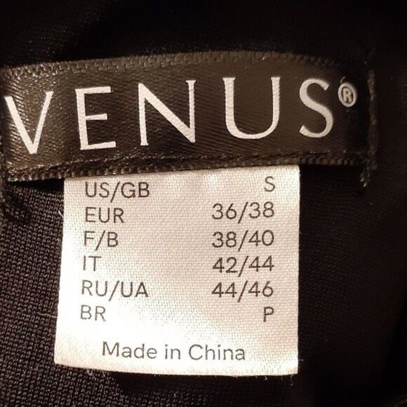 Venus top. Black aztec mexican black print off shoulder top shirt s small blouse - Picture 5 of 9